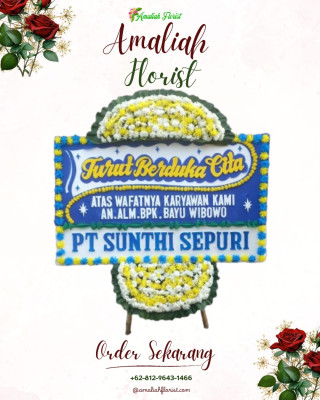 Papan Bunga Duka di Braga