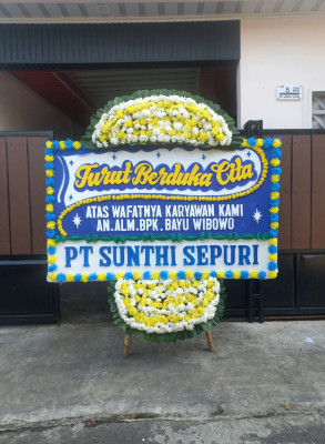 Papan Bunga Duka di Braga