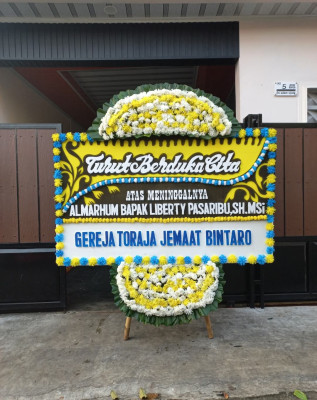 Papan Bunga Duka di Braga