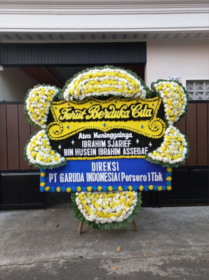 Papan Bunga Duka di Braga