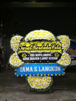 Papan Bunga Duka di Braga